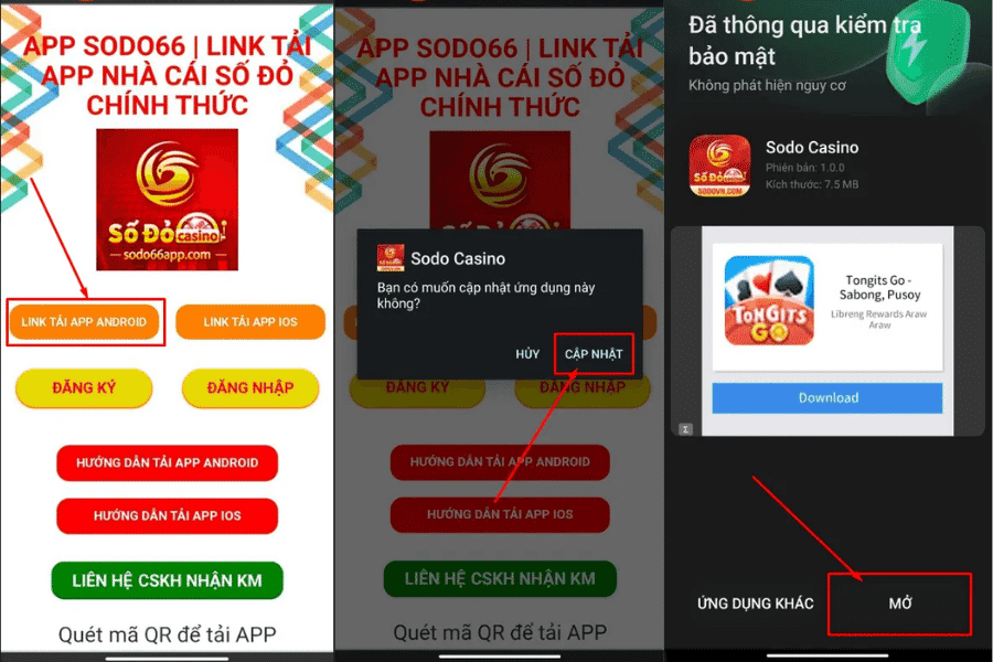 Tải app SODO Casino android